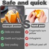3pcs Stainless Steel Orange Peeler, Long Handle Fruit Peeler for