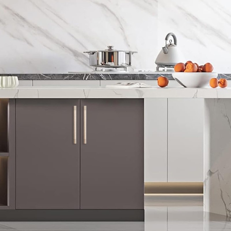 POVEFONK 10 Pack 7-1/2 inch(192mm) Champagne Bronze Kitchen Cabinet Handles