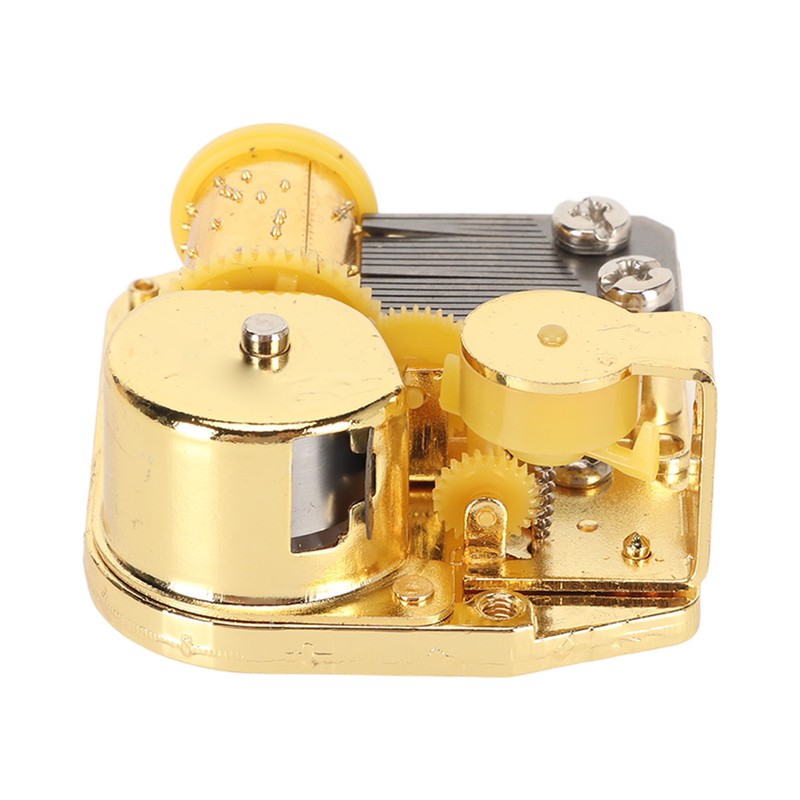 Windup Musical Movement 18 Note Pleasing Melody Alloy Easy Mounting