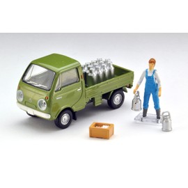 Tomica Limited Vintage 1/64 LV-198a Mazda Porter Cab 3-Way Open Green Figure Included, Finished Product