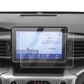 Karltys 2PCS Explorer Screen Protector for 2020 2021 2022 2023 2024 Ford Explorer 8-Inch Touchscreen, HD Clear, Anti Glare Navigation Tempered Glass Protector for 2024 Explorer Accessories