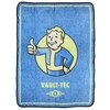 JUST FUNKY Fallout Blaket Video Game Vault-Tec Boy Mascot Logo