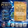 Pure Vitamin D3 and K2 Capsules | 1 Capsule Per