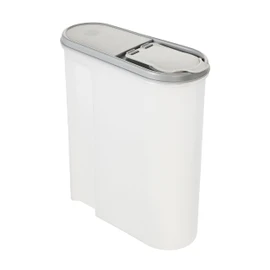 keeeper Jean Storage Container for Dry Storage, Hinged Lid, 2.6 L, Polypropylene, 21.5 x 9.5 x 24 cm, Nordic Grey