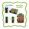 Avanti YumYum Kids AutoSpout Tritan Drink Bottle, 450ml, Building Blocks