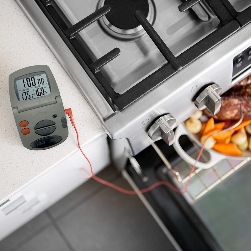 Taylor Programmable with Timer Instant Read Wired Probe Digital, Meat,