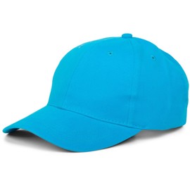 styleBREAKER Classic 6 Panel Cap with Brushed Surface, Adjustable 04023018, Color Turquoise
