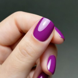 Vishine Gel Nail Polish, 0.5 OZ Purple Shade Soak Off UV LED Nail Gel Polish Manicure Salon DIY for Nail Art Long-Lastnig 15ml