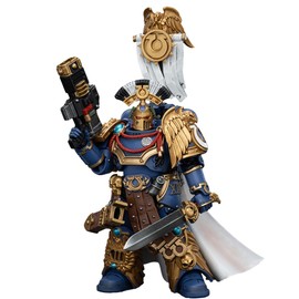 JOYTOY Warhammer 40,000 1/18 Action Figure Ultramarines Legion Praetor with Power Sword and Volkite Serpenta Collection Model Birthday Gift JT00126