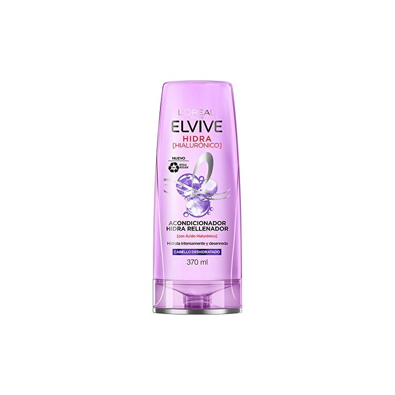 LOréal Paris Acondicionador Hidra Hialurónico Elvive 370 ml Shampoo Hidra