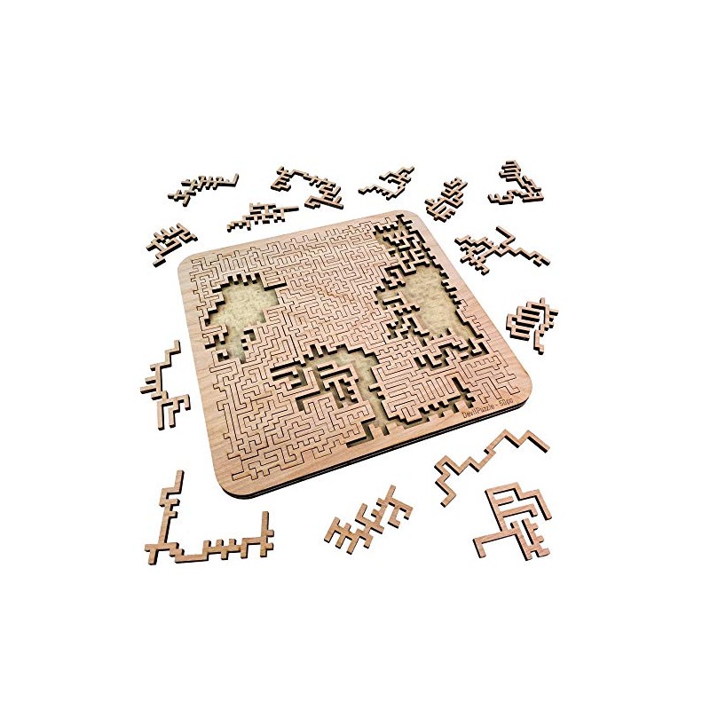 Mind Bending Wooden Jigsaw Puzzle | Aztec Labyrinth | Expert