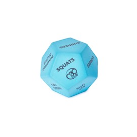 Fitness Mad Exercise Dice, 12 Sided Fitness Dice for Full Body Training, Cardio & HIIT, Ideal Fitness Accessory for Exercise Classes & Home Gym, Foam Workout Dice for Beginners to Experts