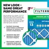 Filterbuy 20x27x1 Air Filter MERV 13 Optimal Defense (1-Pack), Pleated