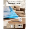 Aecooly Touch Control Desk Fan, 100 Speeds Quiet Bedroom Digital
