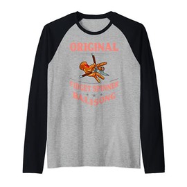 Balisong Flipping Gift Butterfly Knife Training Raglan Baseball Tee