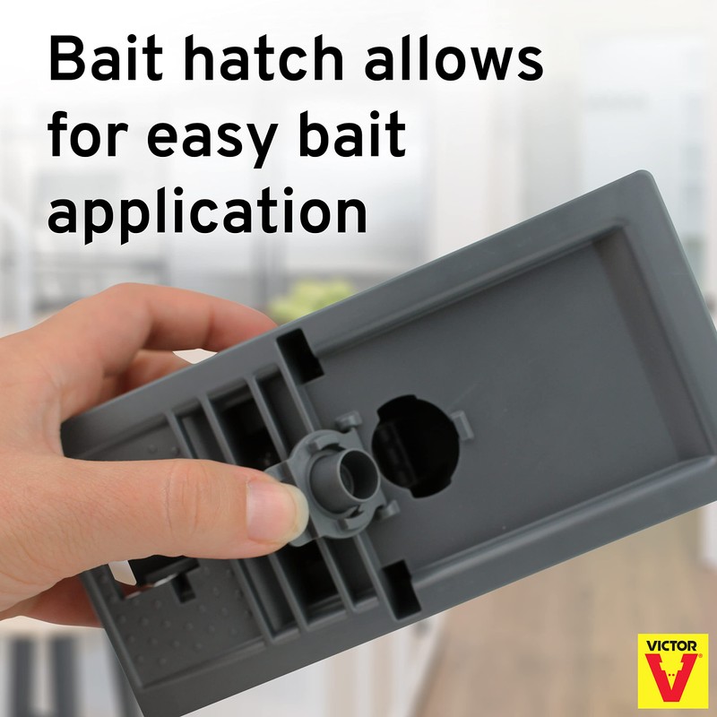 Victor M147 Safe-Set Rat Trap-4 Pack, 4, Black