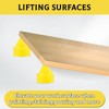 50 Pack Painting Pyramids, Yellow Pyramid Stands Painter's Painting Stands,