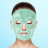 Cooling hot and cold facial pack, face gel pack (green)