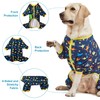 LovinPet Big Dog Pajamas for Large Dogs/Prehistoric Adventure Dinosaur Navy