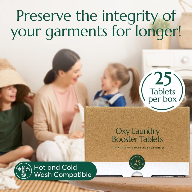 Cleanomic - Oxy Laundry Booster Tablets (White) - Oxy Cleaner