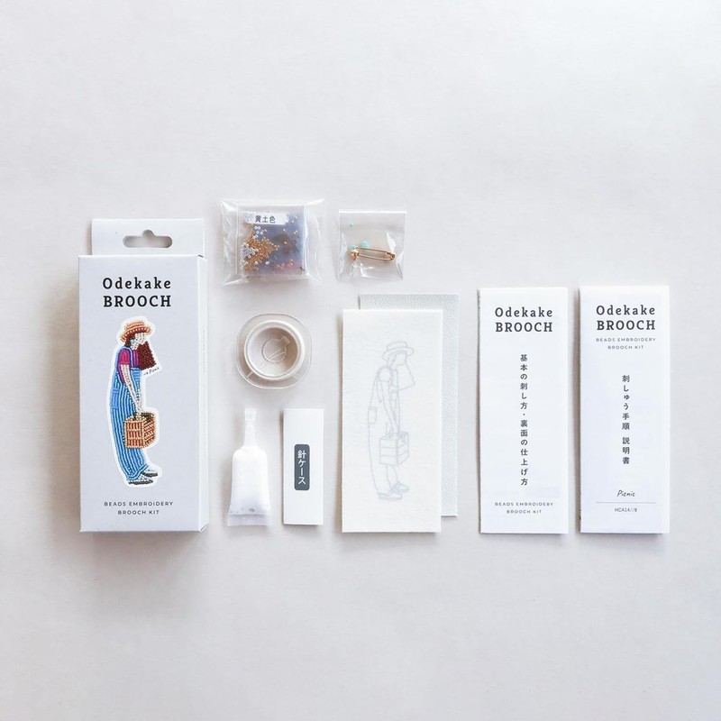 Miyuki Picnic Brooch Kit