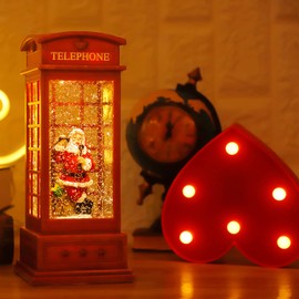 Christmas Lantern,Christmas Snow Globe,Christmas Decorations with Music,Christmas Day Gifts Used for Garden Decoration, House Decoration, Christmas Decorations Indoor (Old Man)