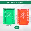 Pack of 2 Laser Target Board, Red, Green Laser Target