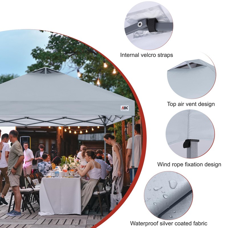 ABCCANOPY Replacement Canopy Top for Easy Pop up Canopy Tent