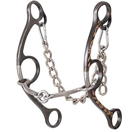Classic Rope Company Diamond Long Shank O Ring Square Snaffle Bit