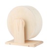 Wooden Bracket Silent Pet Exercise Running Wheel Toy for Hamster