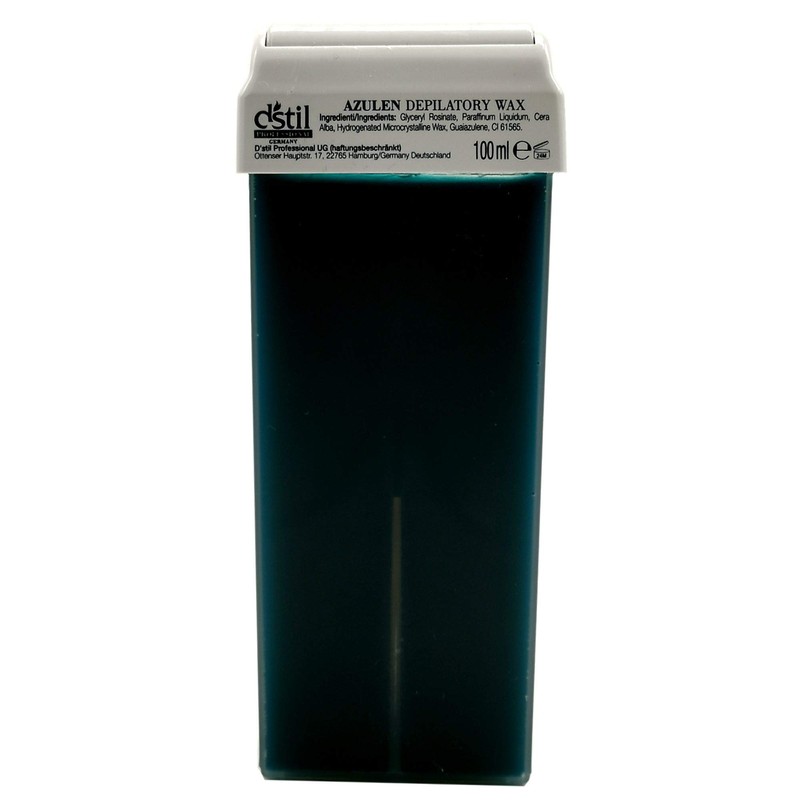 6 x 100 ml warm wax cartridges refill set, Azulen