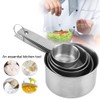 Measuring Cups and Spoons Set 5 Pcs, Stainless Steel Measuring