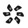 6Pcs Golf Club Iron Head Elastic Protective Cover Case Set