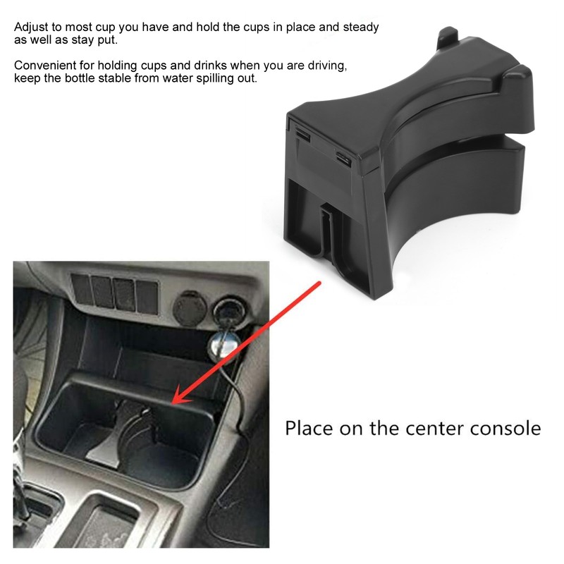 Car Central Console Cup Holder Divider 5560404010 Replacement for Tacoma