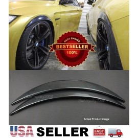 SteelCase 1 Pair Carbon Effect 1" Diffuser Wide Body Fender Flares Extension For Ford