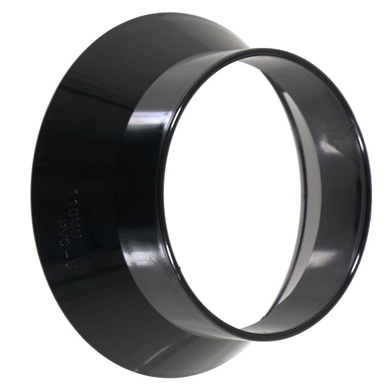 SPARES2GO 110mm Weathering Collar Soil Solvent Weld Pipe Roof Vent