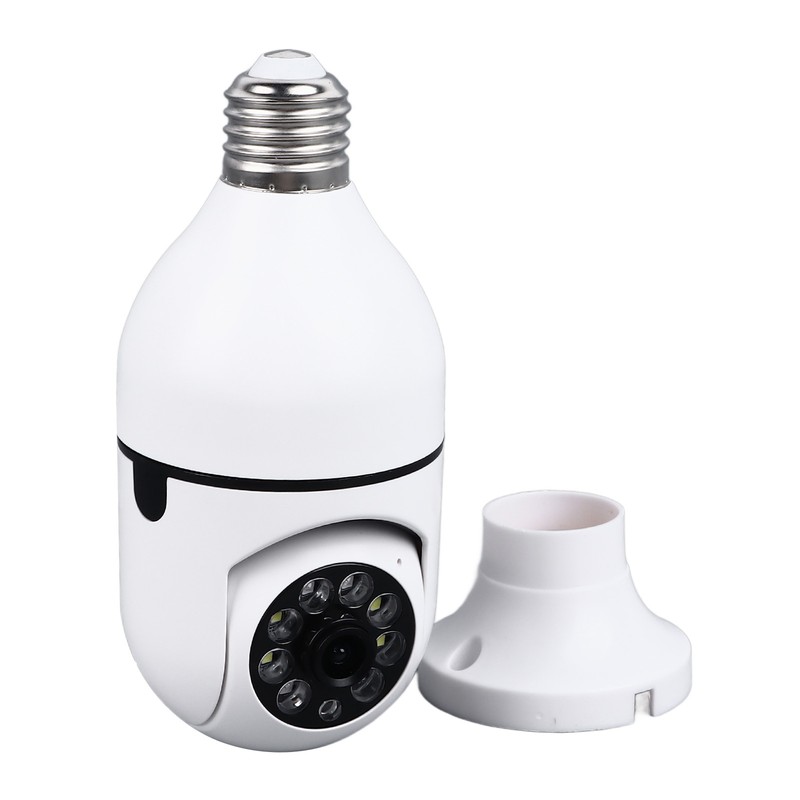 Light Bulb Security Camera Wireless 360 Degree Panoramic View 2