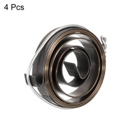 uxcell Drill Press Spring Drill Press Quill Feed Return Coil Spring Assembly Spring Steel Chemical Blackening Finish 1100mm Expand Long 45 x 10 x 0.8mm 4 Pcs