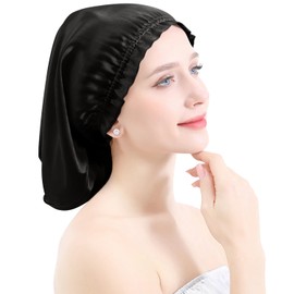 Moxiep Nightcap Tubular Hair Cap, For Sleeping, Medium Long Hair, 6A Class [Protects Hair From Dryness, Beautifies Hair, Prevents Sleeping Hair, Moisturizing Beautiful Hair, Shiny] Sleeping Cap, Hair