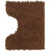 Poligono Microfiber Bathroom Rug, Pile Mat, U-shaped WC Mats 40X50
