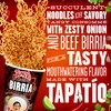 Tapatío Ramen Noodle Soup, Birria Flavored - Microwaveable Cup, 2.29