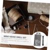 Ipetboom Precision Pin Vise Hand Drill Kit Manual Tiny Drill