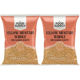 Yellow Mustard Whole 2x100g - Finest Premium Quality | 100% All Natural | No additives or preservatives