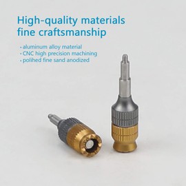 MotuTech Erweiterter Joystick für DJI FPV Drohne Fernbedienung verstellbar Joystick Rocker Aluminiumlegierung (1 Paar)