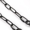 GoldSwift 3 Pack 5 Feet Black Color Chandelier Chain, Heavy
