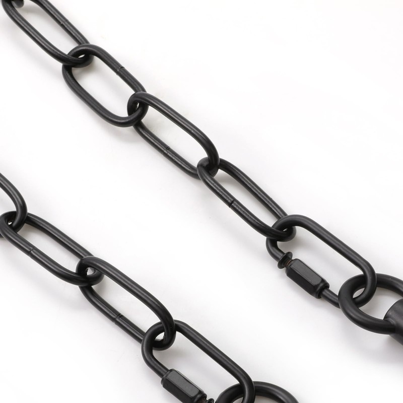 GoldSwift 3 Pack 5 Feet Black Color Chandelier Chain, Heavy