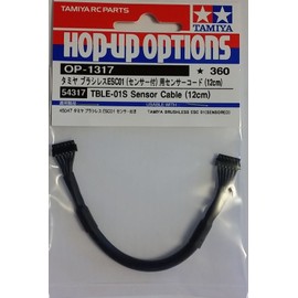 Tamiya 54317 Hop-Up Options OP.1317 Brushless ESC01 (with Sensor) Sensor Cord (4.7 inches (12 cm)
