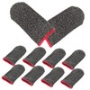 Operitacx 3sets 10pcs Ultra Thin Breathable Gaming Finger Sleeves Sweat
