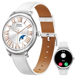 Smart Watch for Women Make/Answer Calls, 1.39'' Fitness Watch with Heart Rate/SpO2/Sleep Monitor, 100+ Sport Modes, Waterproof, Pedometer, Notifications Activity Tracker for Android iOS (Silver)