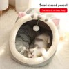Cute Cat Beds for Indoor Cats, 2 in 1 Cozy